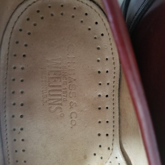 G.H. Bass Weejun's Women's Penny Office Career Cherry Loafers Sz 12C - Picture 14 of 15